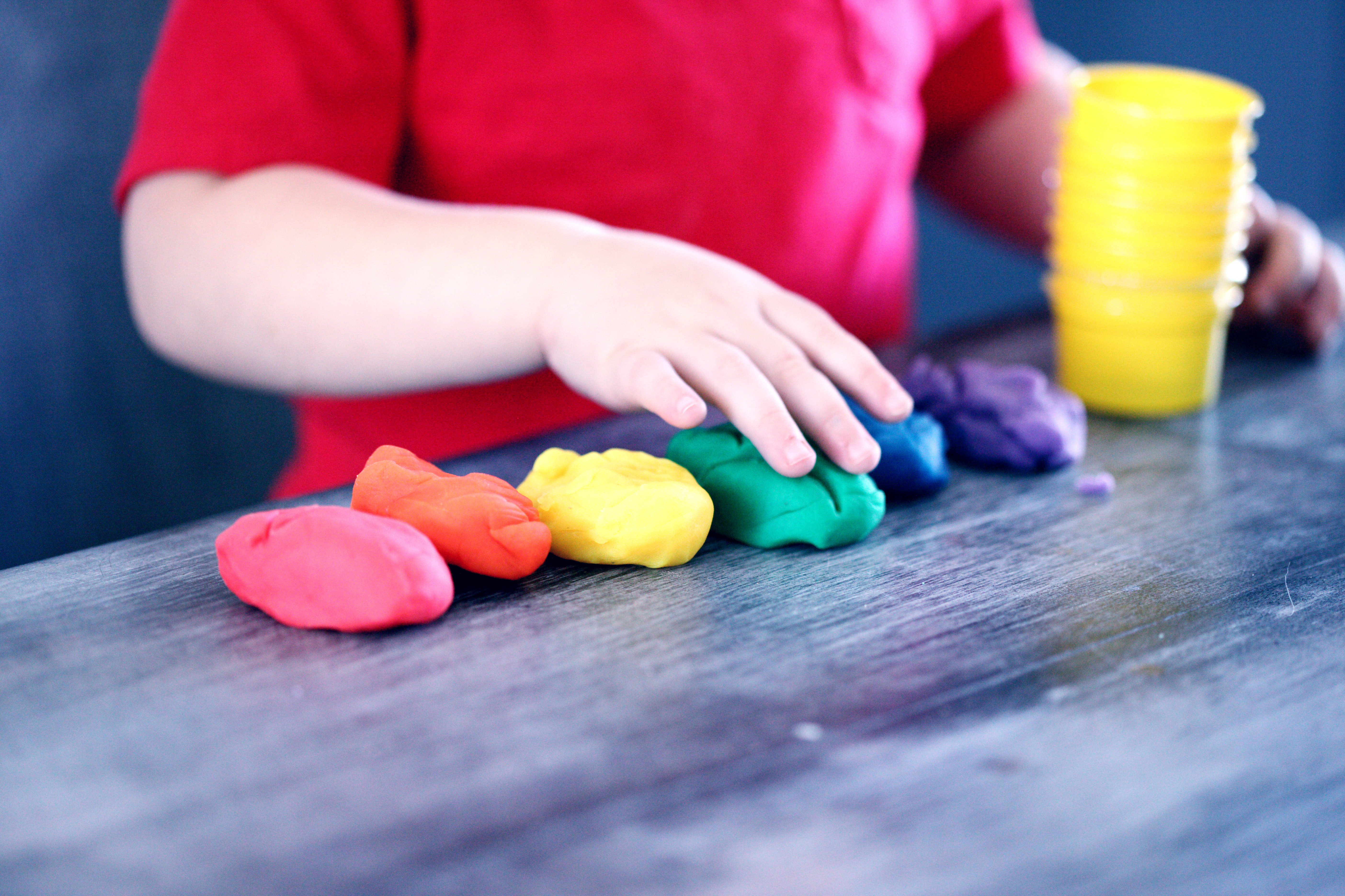 building with playdoh